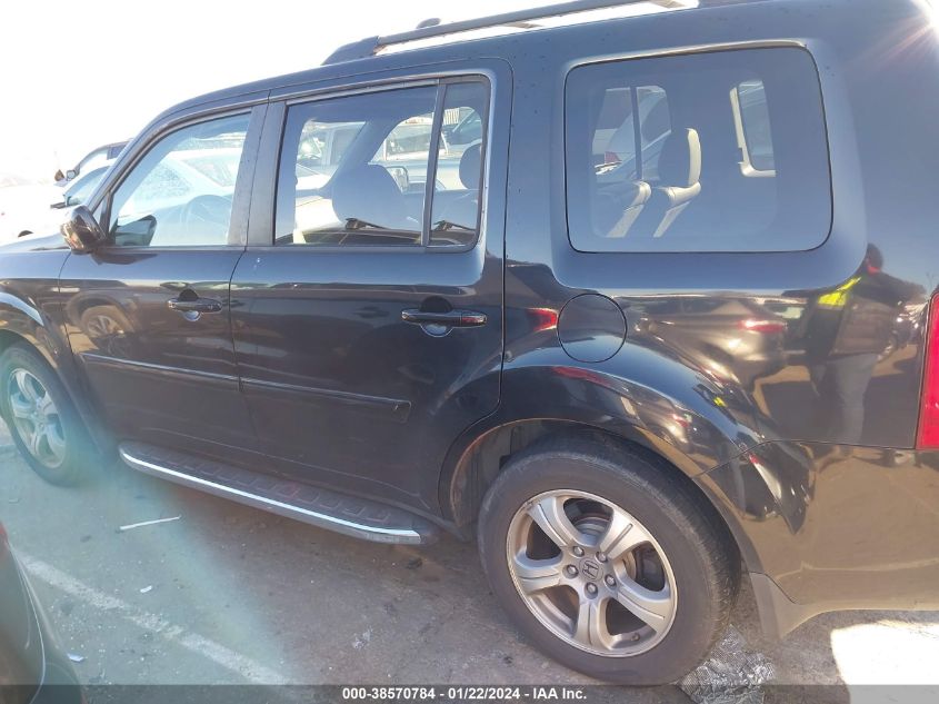 2013 HONDA PILOT EXL - 5FNYF4H58DB012672