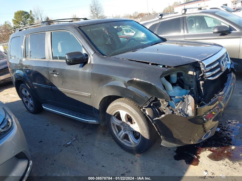 2013 HONDA PILOT EXL - 5FNYF4H58DB012672