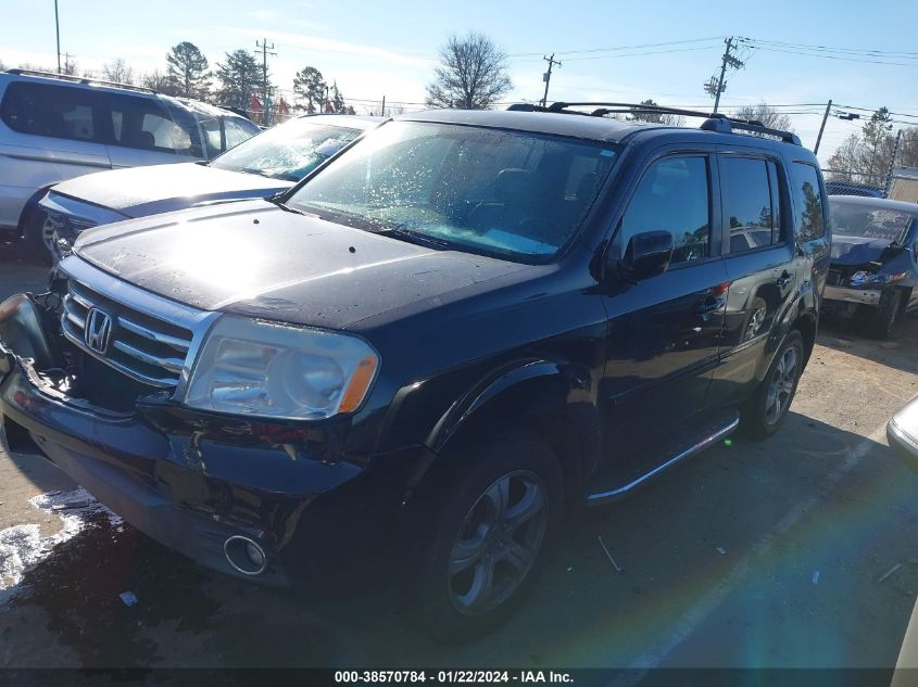 2013 HONDA PILOT EXL - 5FNYF4H58DB012672