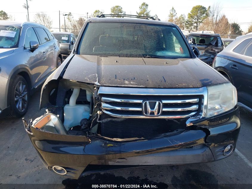 2013 HONDA PILOT EXL - 5FNYF4H58DB012672