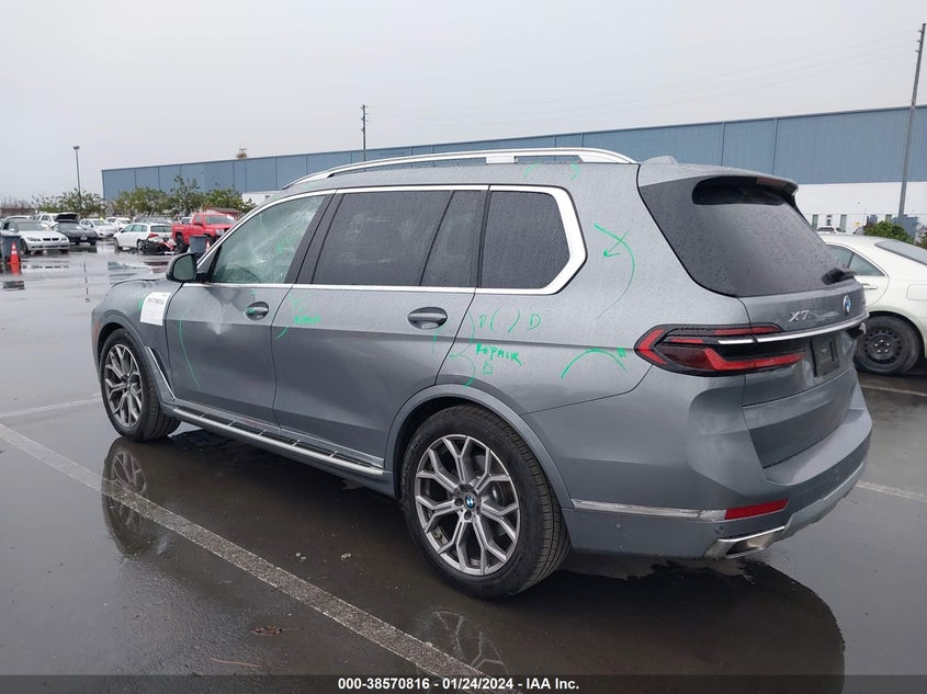 VIN 5UX23EM02P9R81069 2023 BMW X7 XDRIVE40I