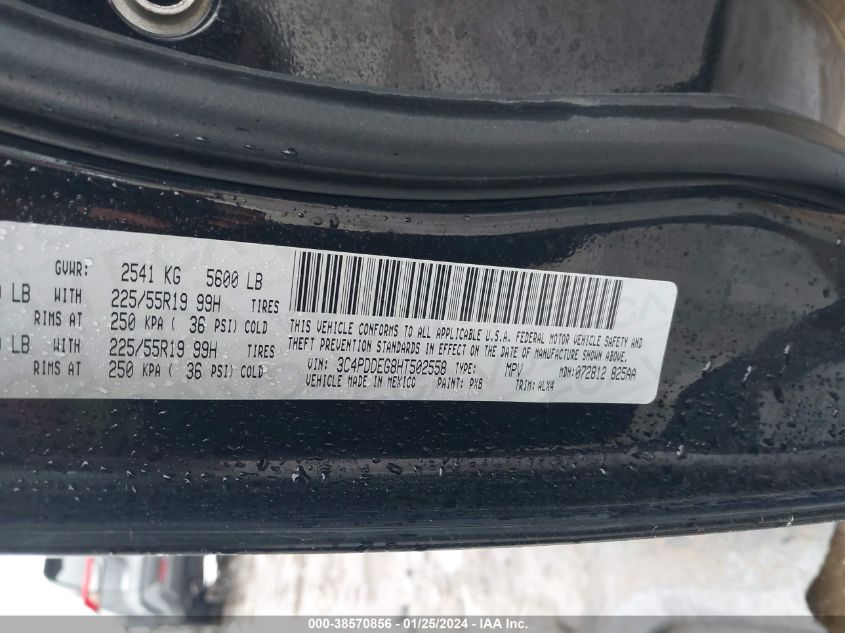 2017 DODGE JOURNEY GT - 3C4PDDEG8HT502558