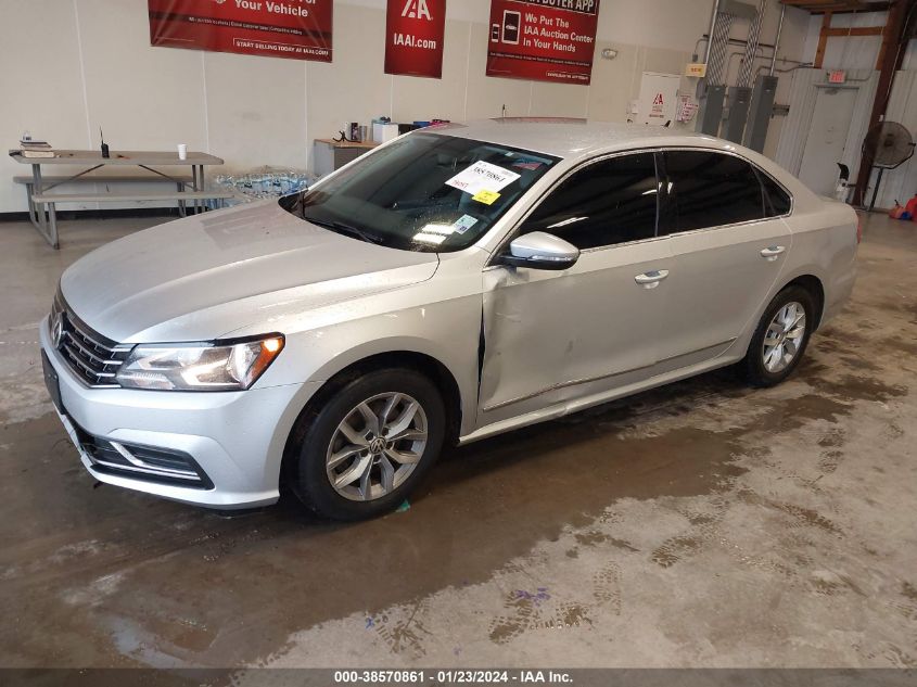 2017 VOLKSWAGEN PASSAT 1.8T S - 1VWAT7A39HC018145