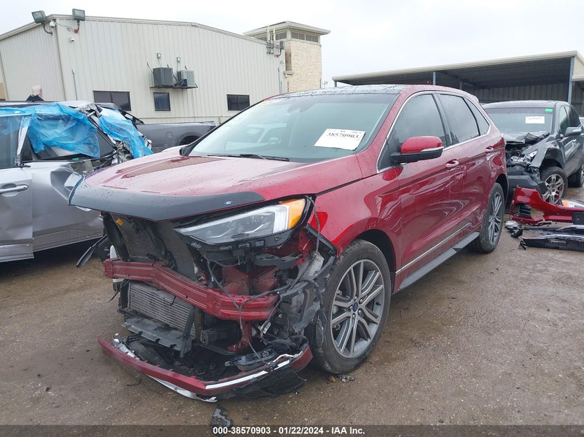 VIN 2FMPK3K97KBB97221 2019 FORD EDGE TITANIUM
