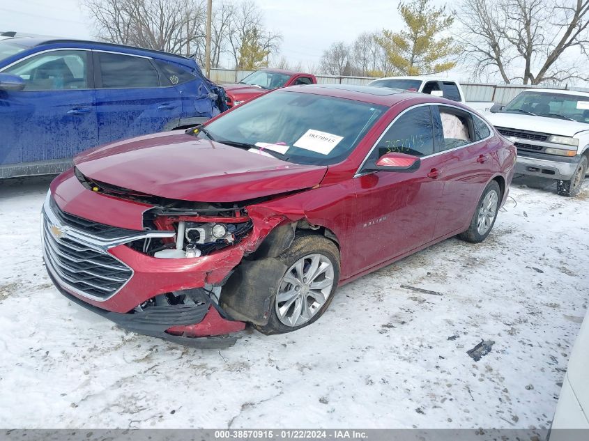 2022 CHEVROLET MALIBU LT - 1G1ZD5ST1NF103666