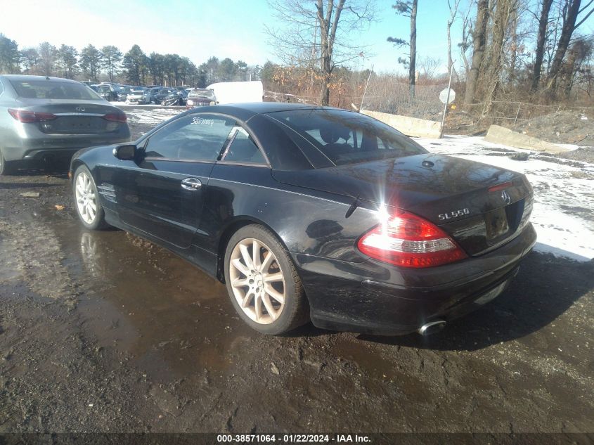 WDBSK71F17F127781 | 2007 MERCEDES-BENZ SL 550