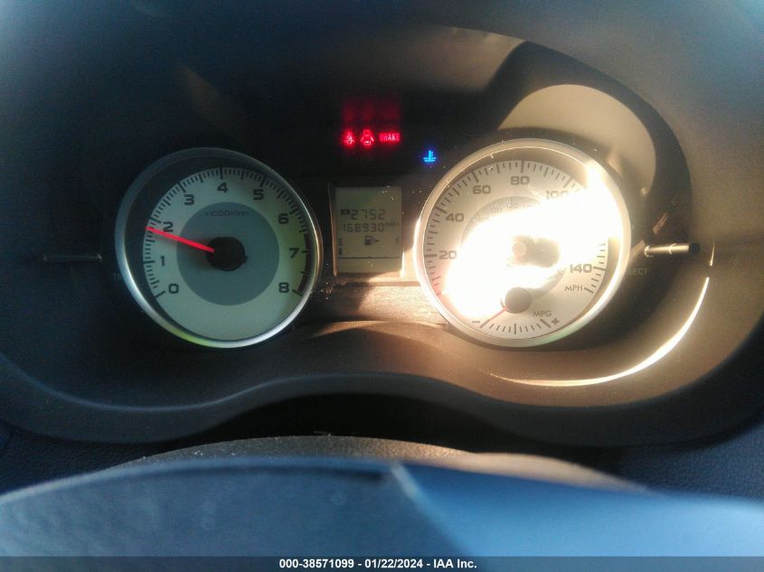 2013 SUBARU IMPREZA 2.0I - JF1GJAA65DG018372