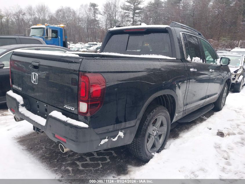 2023 HONDA RIDGELINE RTL-E - 5FPYK3F7XPB033979