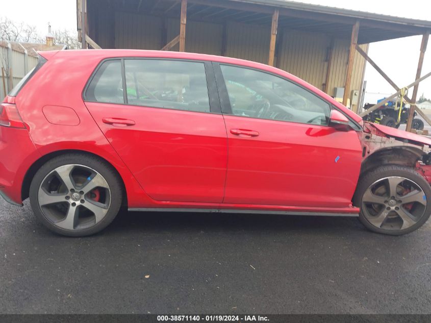 2015 VOLKSWAGEN GOLF GTI 2.0T S 4-DOOR - 3VW4T7AU0FM083841