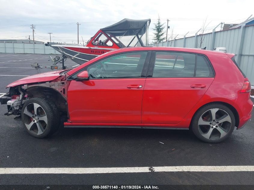 2015 VOLKSWAGEN GOLF GTI 2.0T S 4-DOOR - 3VW4T7AU0FM083841