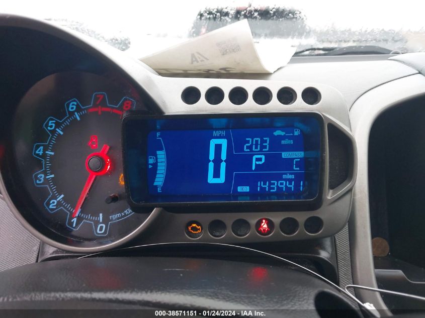2014 CHEVROLET SONIC LT AUTO - 1G1JC5SG3E4159817