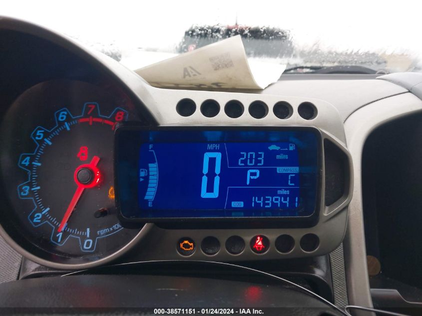 2014 CHEVROLET SONIC LT AUTO - 1G1JC5SG3E4159817