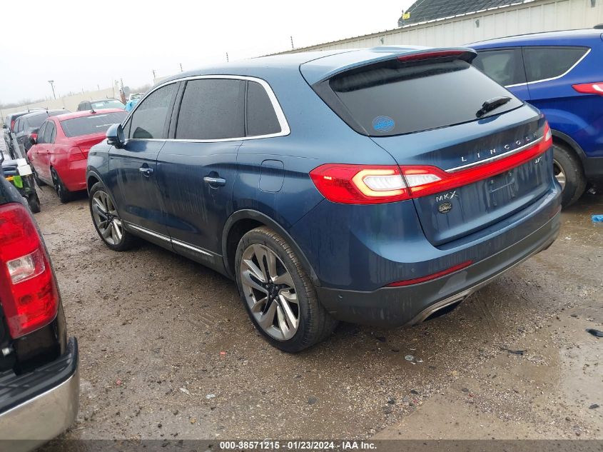2018 LINCOLN MKX RESERVE - 2LMPJ6LP3JBL30688