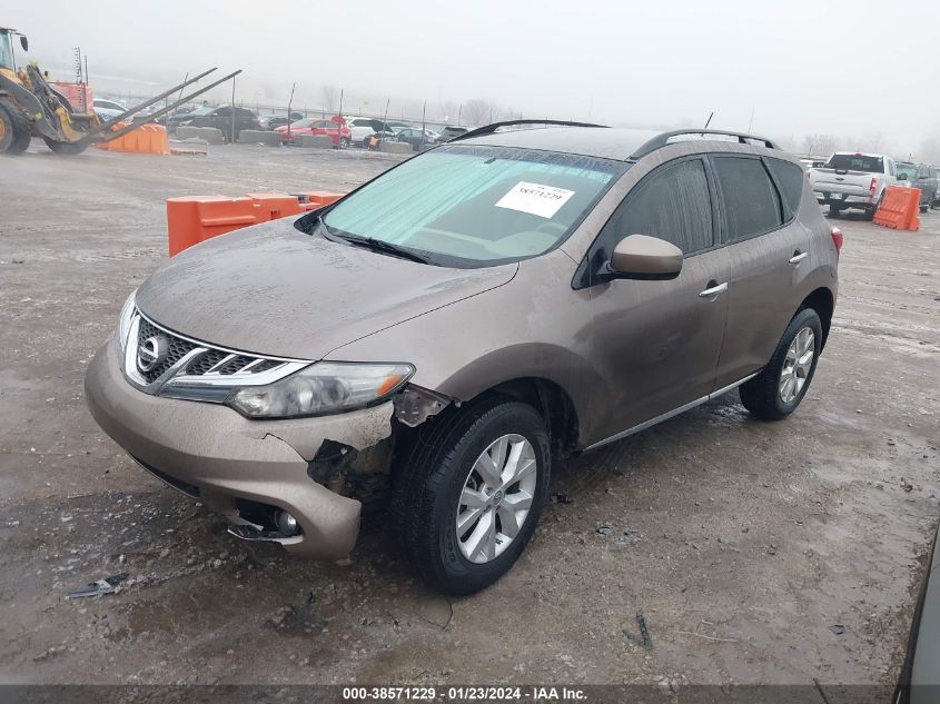 2014 NISSAN MURANO SV - JN8AZ1MUXEW422198