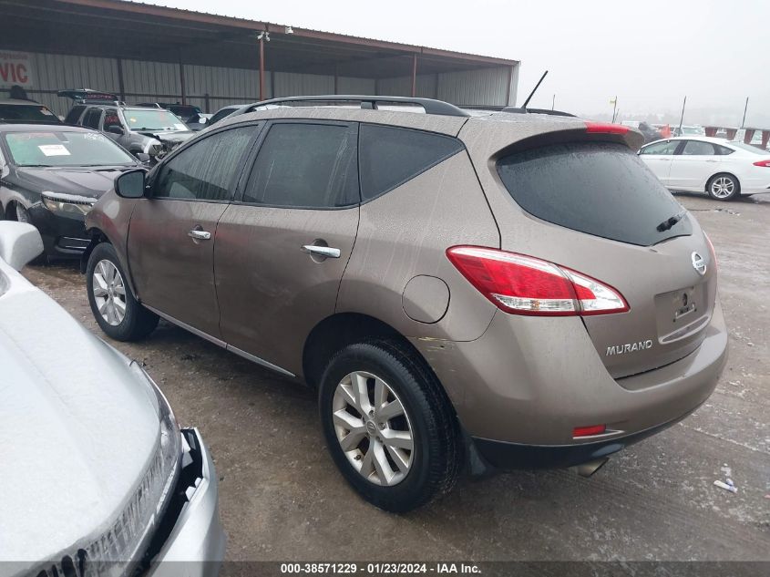 2014 NISSAN MURANO SV - JN8AZ1MUXEW422198