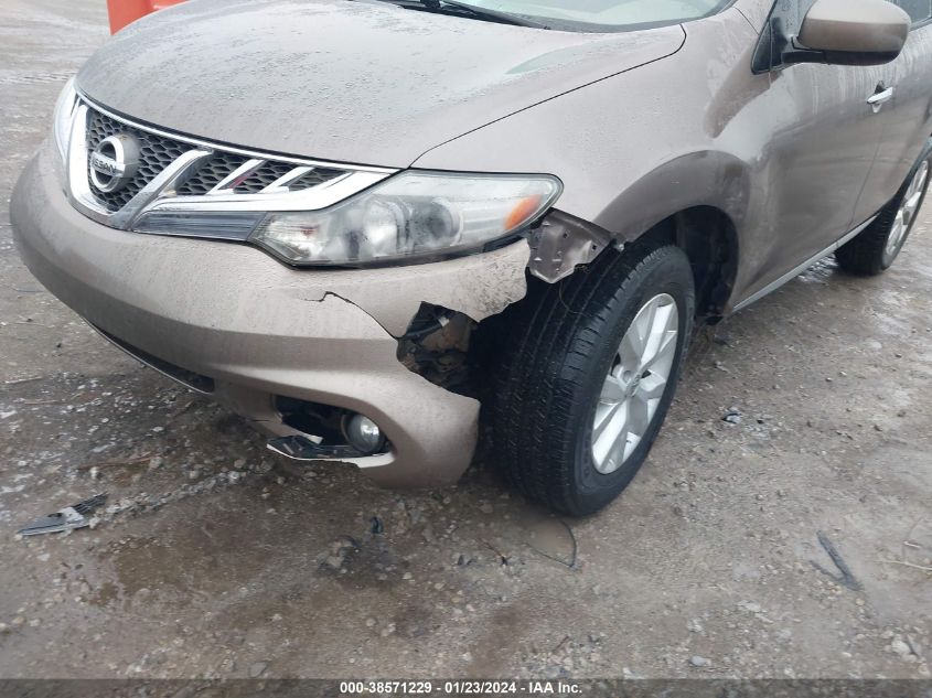 2014 NISSAN MURANO SV - JN8AZ1MUXEW422198