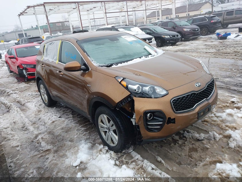 VIN KNDPMCAC5H7161170 2017 KIA SPORTAGE LX