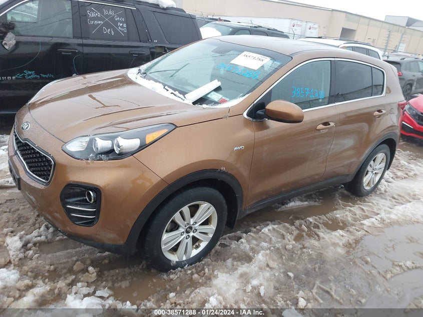 VIN KNDPMCAC5H7161170 2017 KIA SPORTAGE LX