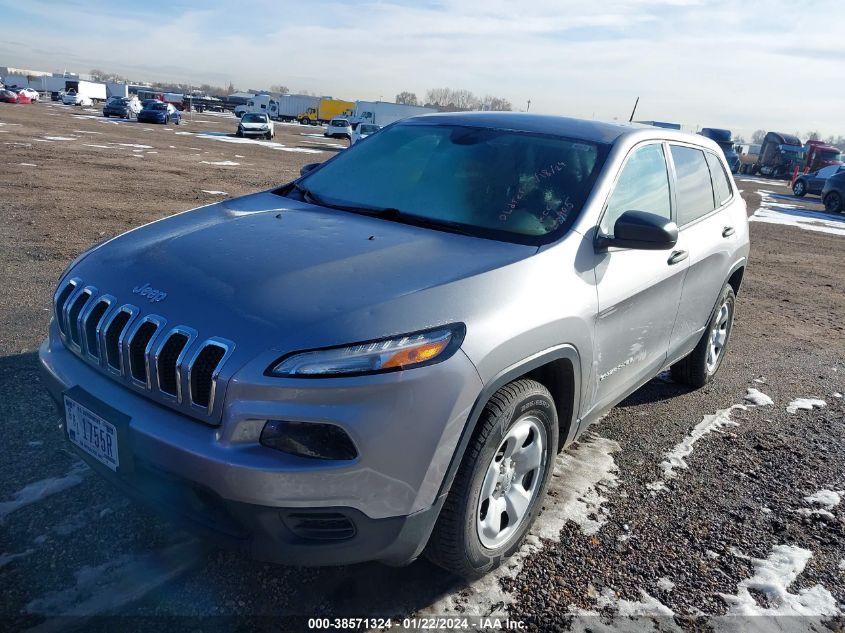 2016 JEEP CHEROKEE SPORT - 1C4PJMAB7GW266934