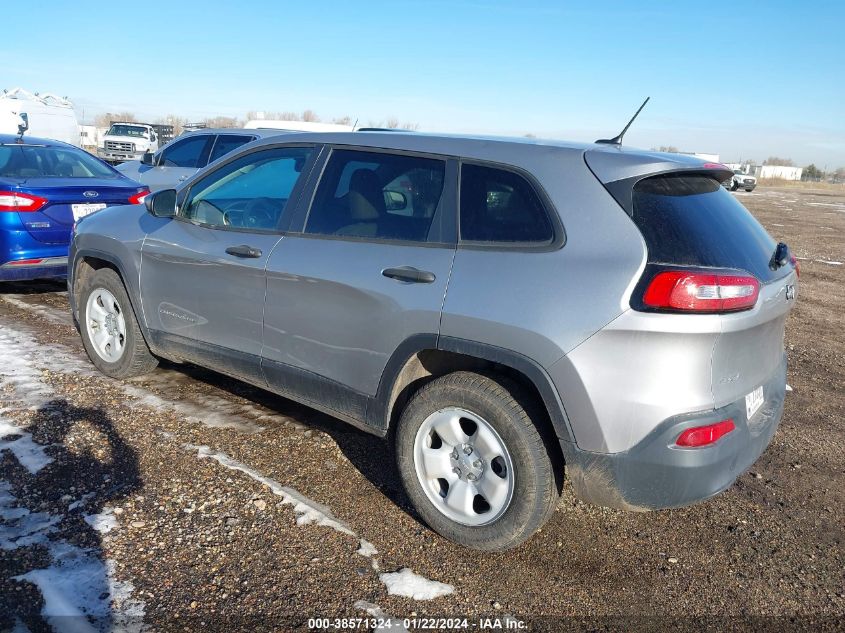 2016 JEEP CHEROKEE SPORT - 1C4PJMAB7GW266934
