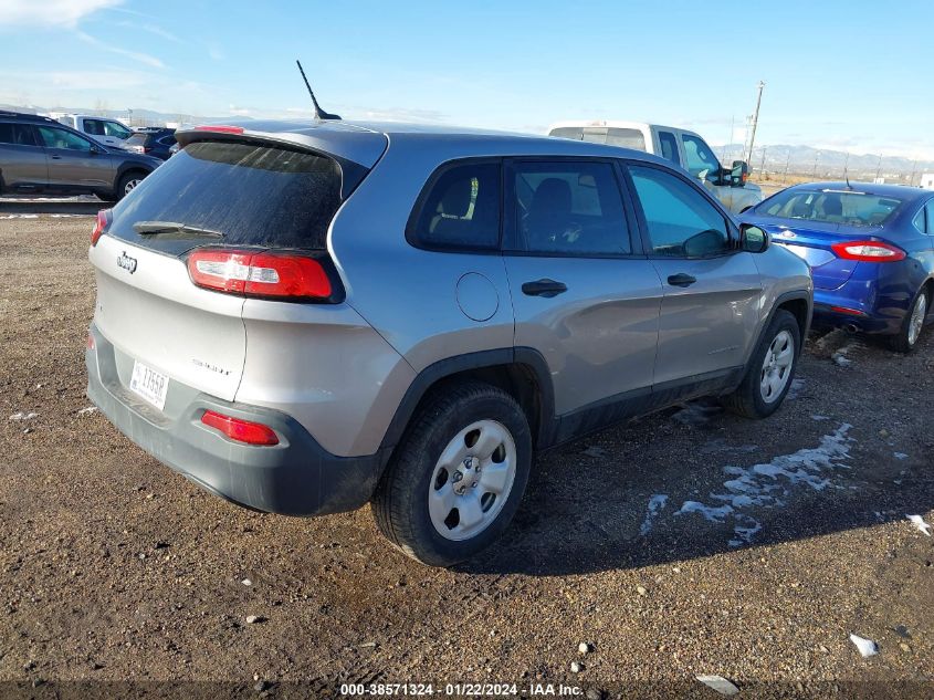 2016 JEEP CHEROKEE SPORT - 1C4PJMAB7GW266934