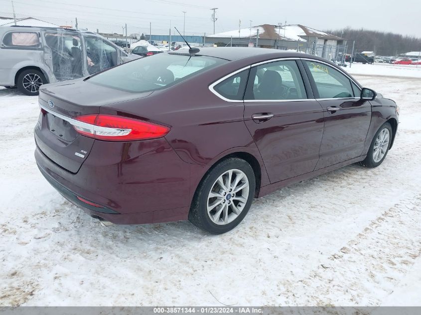 2017 FORD FUSION SE - 3FA6P0HDXHR365624