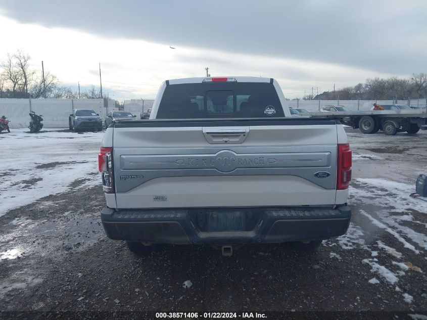 2017 FORD F-150 SUPERCREW - 1FTEW1EGXHFC89980
