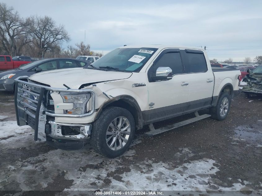 2017 FORD F-150 SUPERCREW - 1FTEW1EGXHFC89980