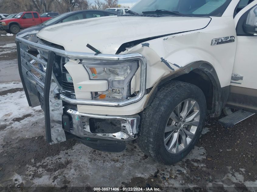 2017 FORD F-150 SUPERCREW - 1FTEW1EGXHFC89980