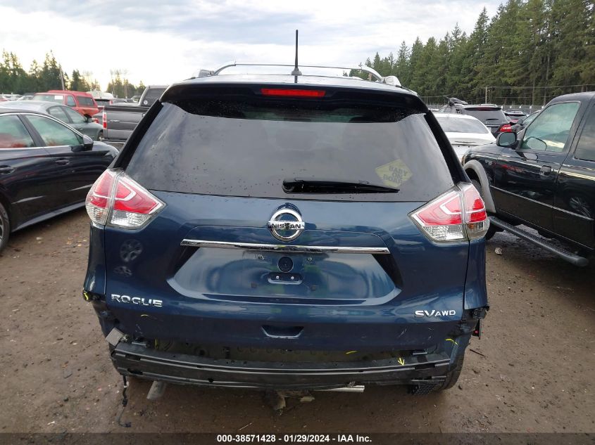 2015 NISSAN ROGUE SV 5N1AT2MKXFC819023