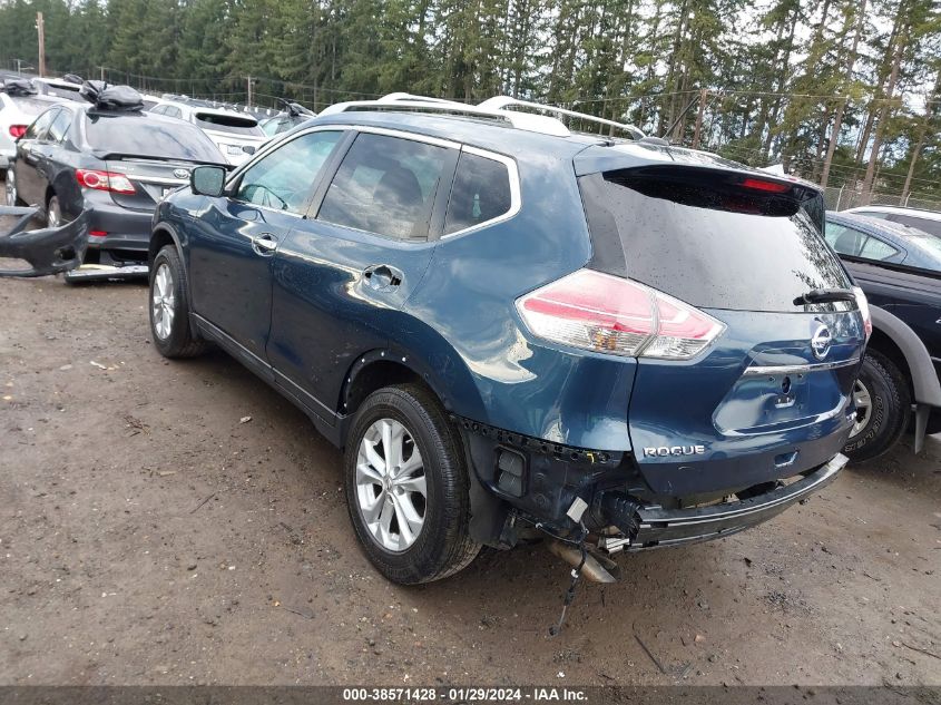 2015 NISSAN ROGUE SV 5N1AT2MKXFC819023