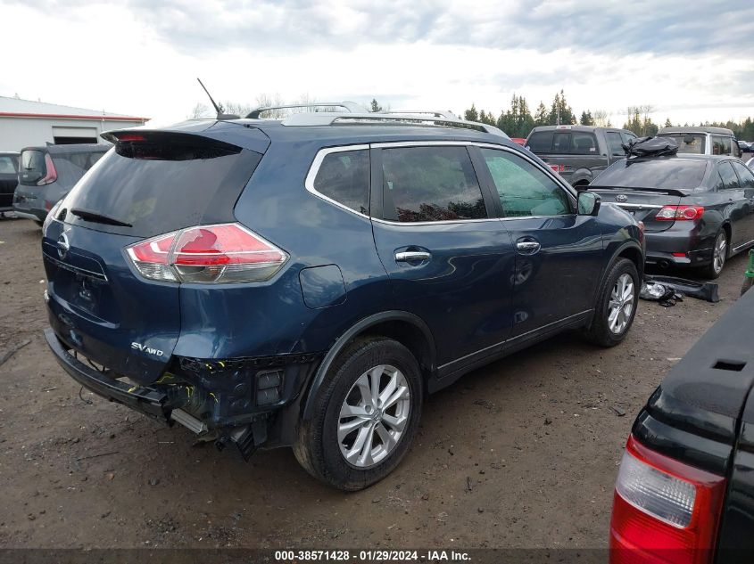 2015 NISSAN ROGUE SV 5N1AT2MKXFC819023