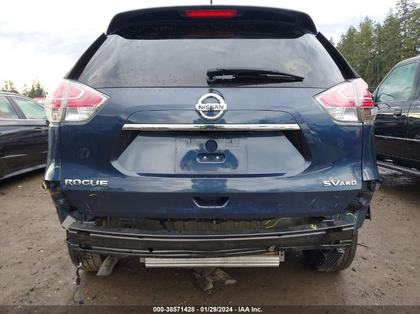 2015 NISSAN ROGUE SV 5N1AT2MKXFC819023
