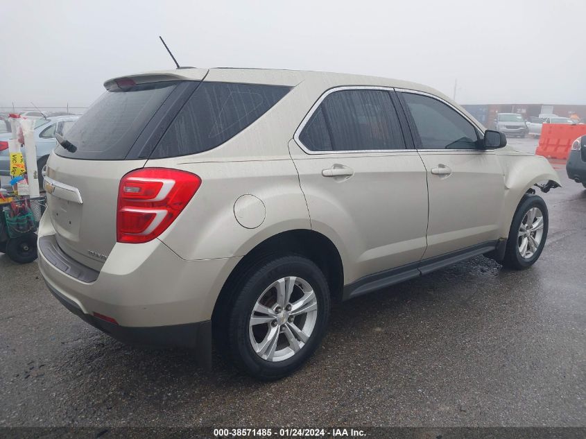 2016 CHEVROLET EQUINOX LS - 1GNFLEEK8GZ104788