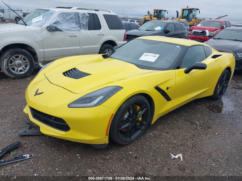 2016 CHEVROLET CORVETTE STINGRAY Z51 3LT - 1G1YM2D7XG5107797