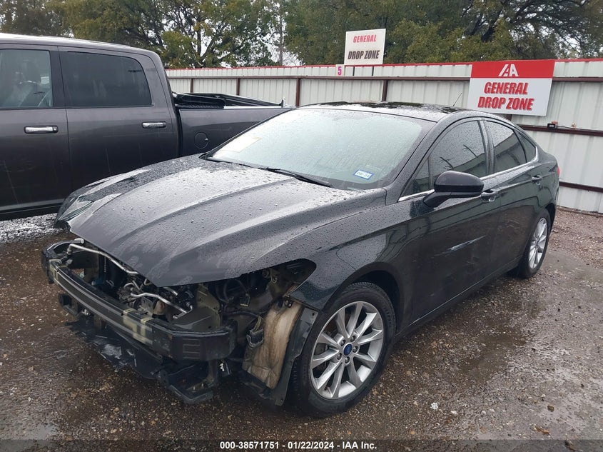 VIN 3FA6P0H76HR145147 2017 FORD FUSION SE