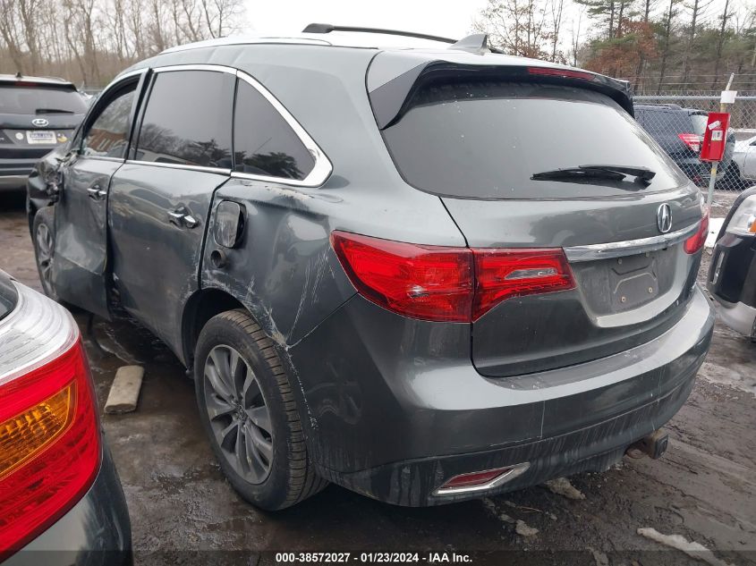 2014 ACURA MDX TECHNOLOGY PACKAGE - 5FRYD4H40EB025736