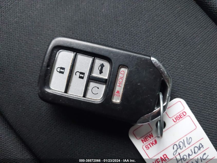 2016 HONDA CIVIC EX - 19XFC1F39GE035274