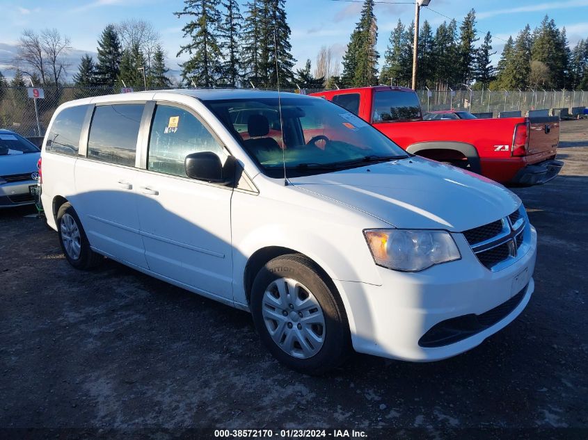 2016 DODGE GRAND CARAVAN SE - 2C4RDGBG5GR398613