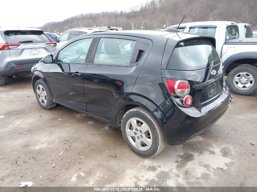 2016 CHEVROLET SONIC LS MANUAL - 1G1JB6SGXG4165920