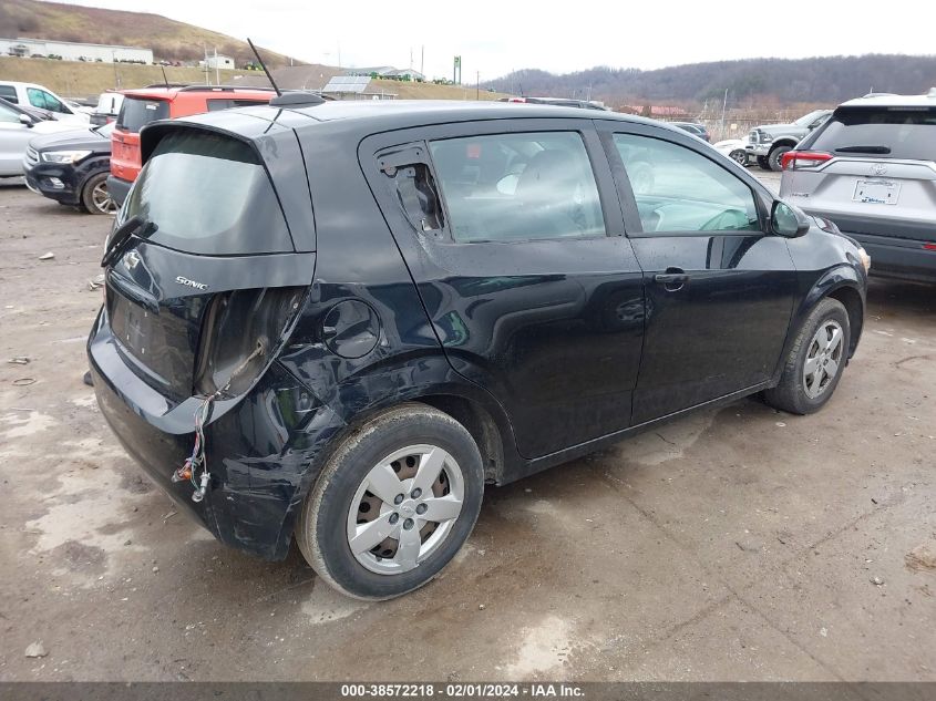 2016 CHEVROLET SONIC LS MANUAL - 1G1JB6SGXG4165920