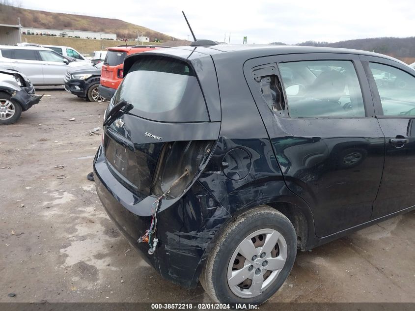 2016 CHEVROLET SONIC LS MANUAL - 1G1JB6SGXG4165920