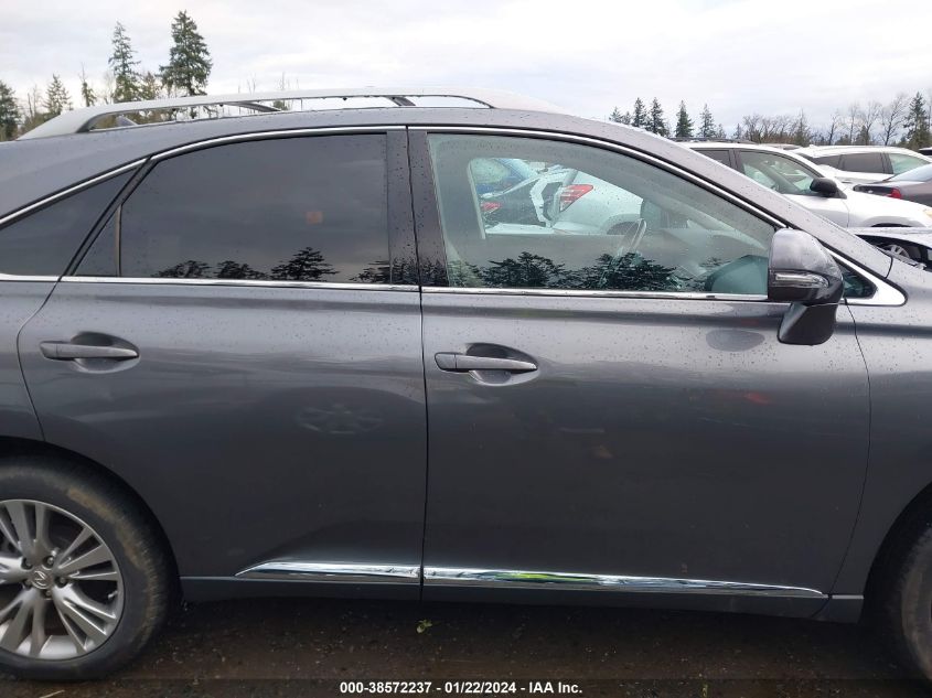 2013 LEXUS RX 350 - 2T2BK1BA5DC183756