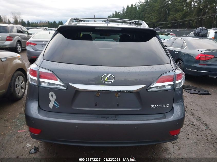 2013 LEXUS RX 350 - 2T2BK1BA5DC183756