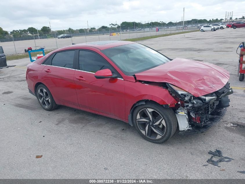 2023 HYUNDAI ELANTRA LIMITED - KMHLP4AG7PU423622