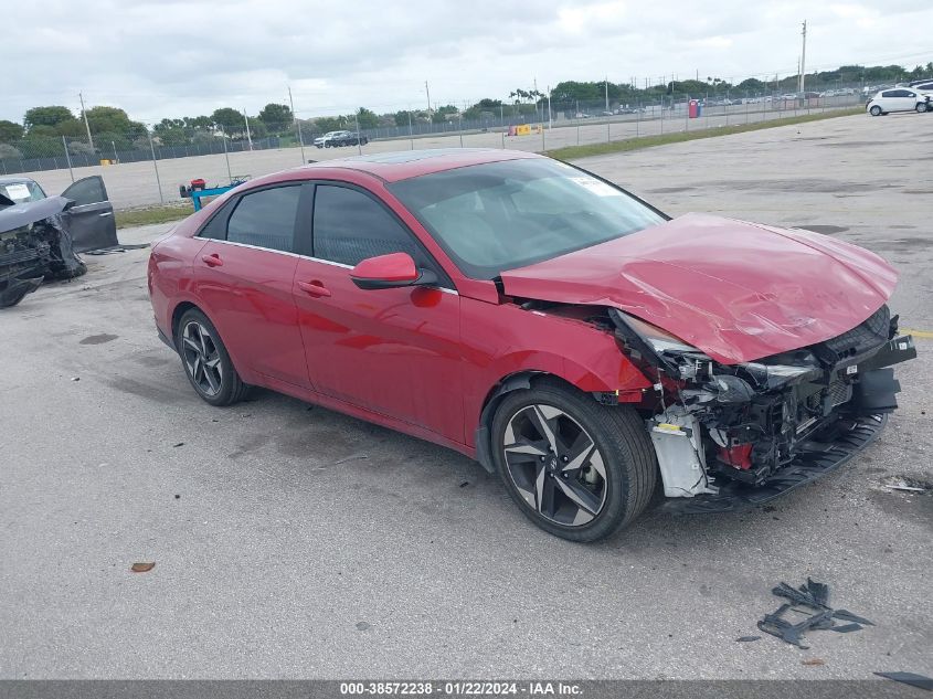 2023 HYUNDAI ELANTRA LIMITED - KMHLP4AG7PU423622