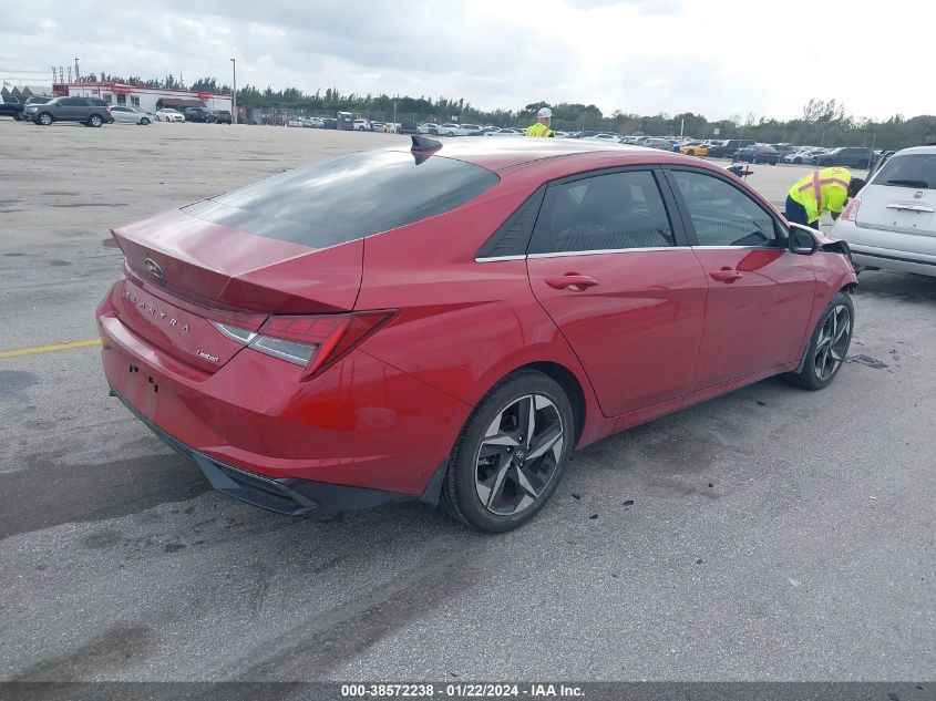 2023 HYUNDAI ELANTRA LIMITED - KMHLP4AG7PU423622