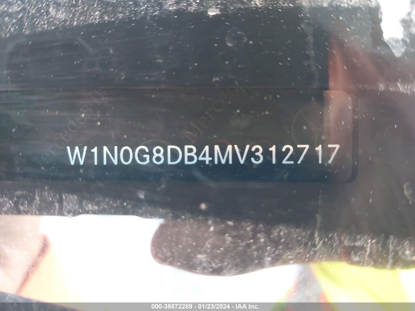 2021 MERCEDES-BENZ GLC 300 300 - W1N0G8DB4MV312717