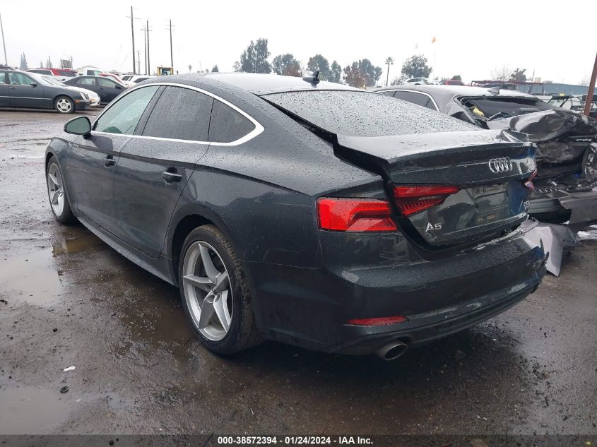 2018 AUDI A5 2.0T PREMIUM - WAUDNCF57JA007284