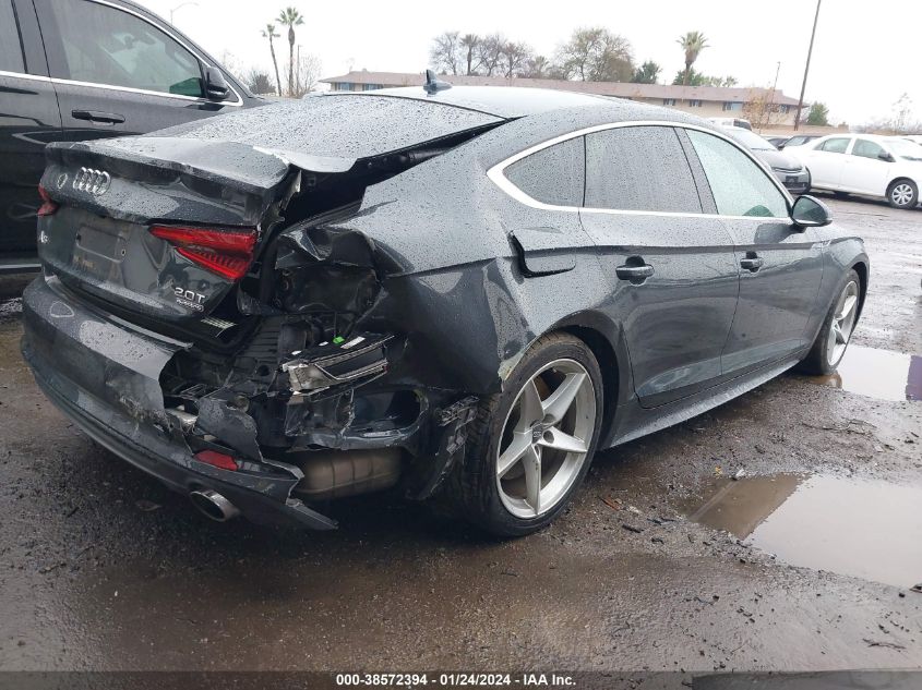 2018 AUDI A5 2.0T PREMIUM - WAUDNCF57JA007284